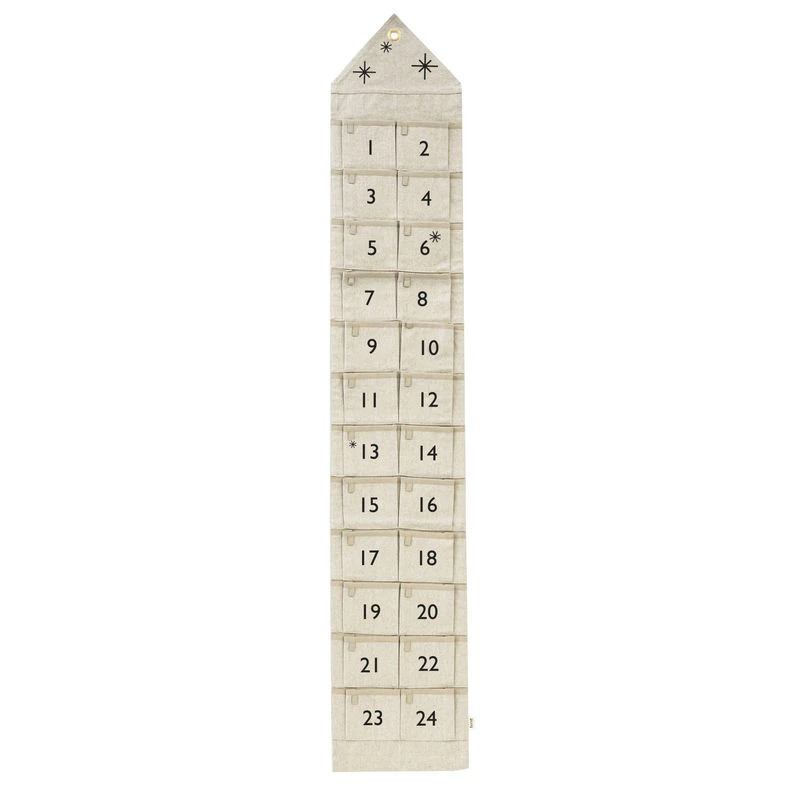 Star Advent Calendar - / Fabric - 24 Days / L 25 X H 150 Cm - Ferm Living