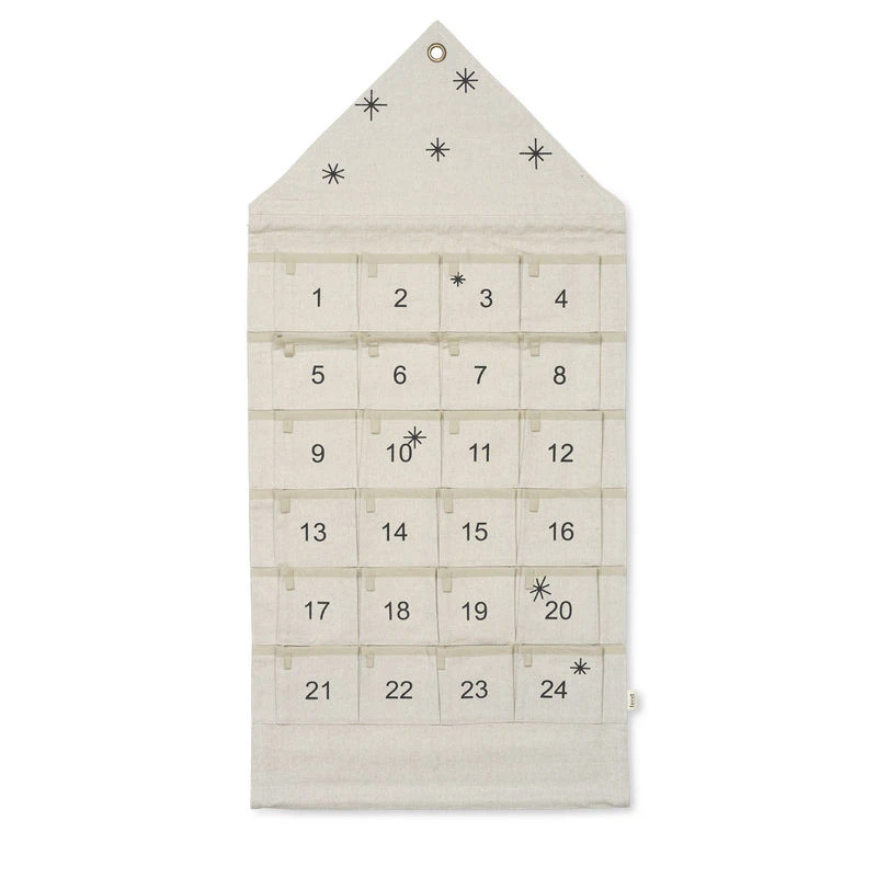 Star Advent Calendar - / Fabric - 24 Days / L 50 X H 100 Cm - Ferm Living