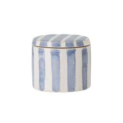 Cathe Small Box - / Ø 11 X H 9.5 Cm - Hand-painted Ceramic - Bloomingville