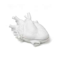 Love In A Box Box - / Porcelain Human Heart - 13.6 X 18.9 Cm - Seletti