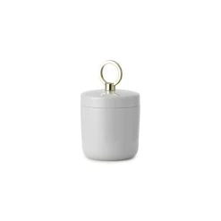 Ring Small Box - / Ø 6 X H 9.5 Cm - Steel - Normann Copenhagen