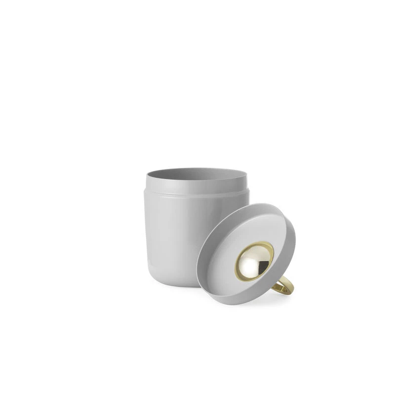 Ring Small Box - / Ø 6 X H 9.5 Cm - Steel - Normann Copenhagen - Image 2