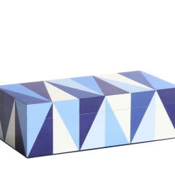 Sorrento Small Box - / Lacquered Wood - 20 X 10 Cm - Jonathan Adler