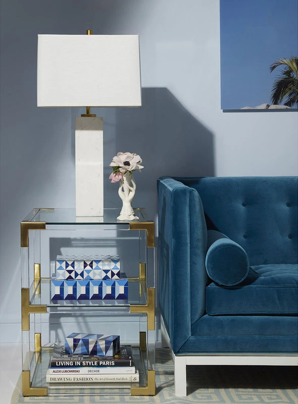 Sorrento Small Box - / Lacquered Wood - 20 X 10 Cm - Jonathan Adler - Image 4