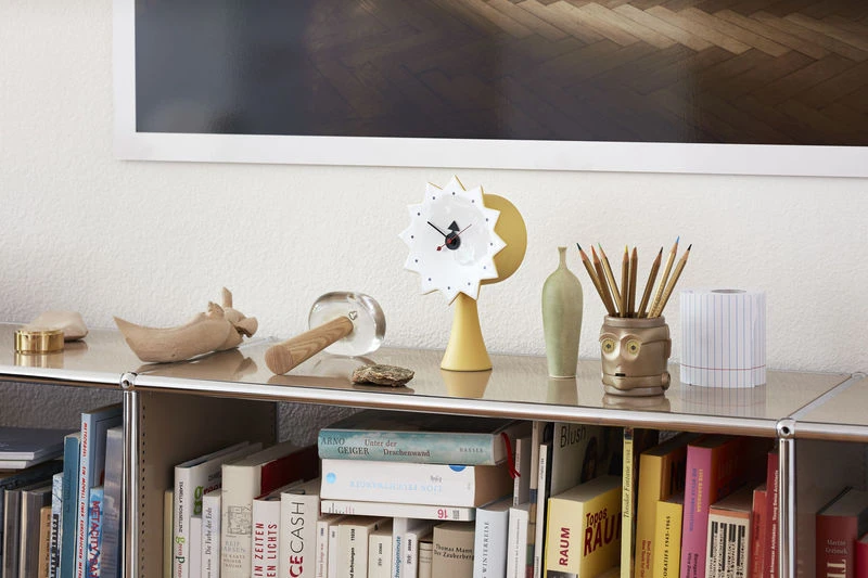Ceramic Clocks - Model #2 Desk Clock - / By George Nelson, 1953 - Vitra - Image 2