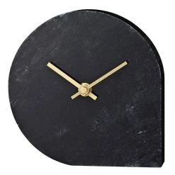Stilla Desk Clock - Marble - H 16 Cm - AYTM
