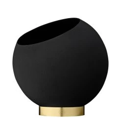 Globe Flowerpot - / Ø 21 Cm - Metal - AYTM