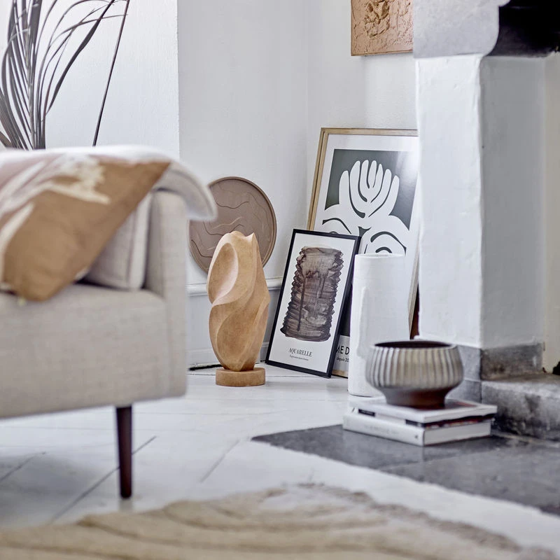 Scafati Framed Poster - / L 52 X H 72 Cm - Light Wooden Frame - Bloomingville - Image 2