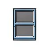 Window 03 Framed Poster - / By Richard Wood - 50 X 70 Cm - The Wrong Shop