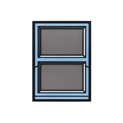 Window 03 Framed Poster - / By Richard Wood - 50 X 70 Cm - The Wrong Shop