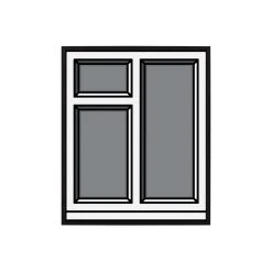 Window 04 Framed Poster - / By Richard Wood - 60 X 72 Cm - The Wrong Shop