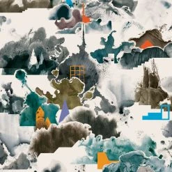 WallpaperLab Fog Panoramic Wallpaper - Domestic