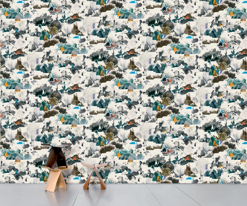 WallpaperLab Fog Panoramic Wallpaper - Domestic - Image 3