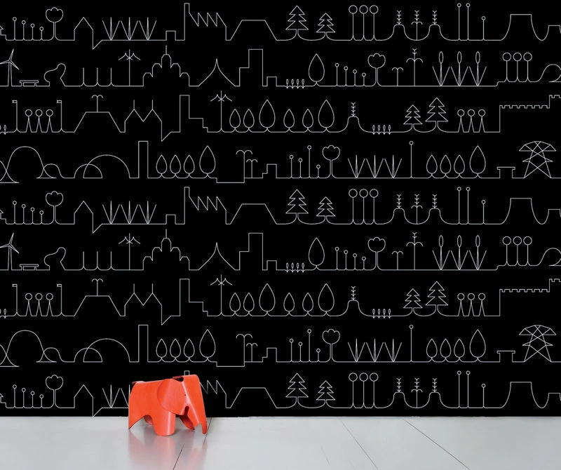 WallpaperLab Promenade Panoramic Wallpaper - Domestic