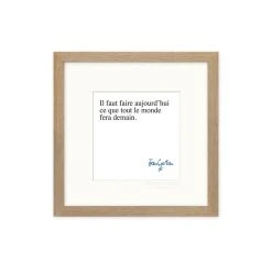 Cocteau - Il Faut Faire Aujourd'hui Poster - / 22 X 22cm - Image Republic