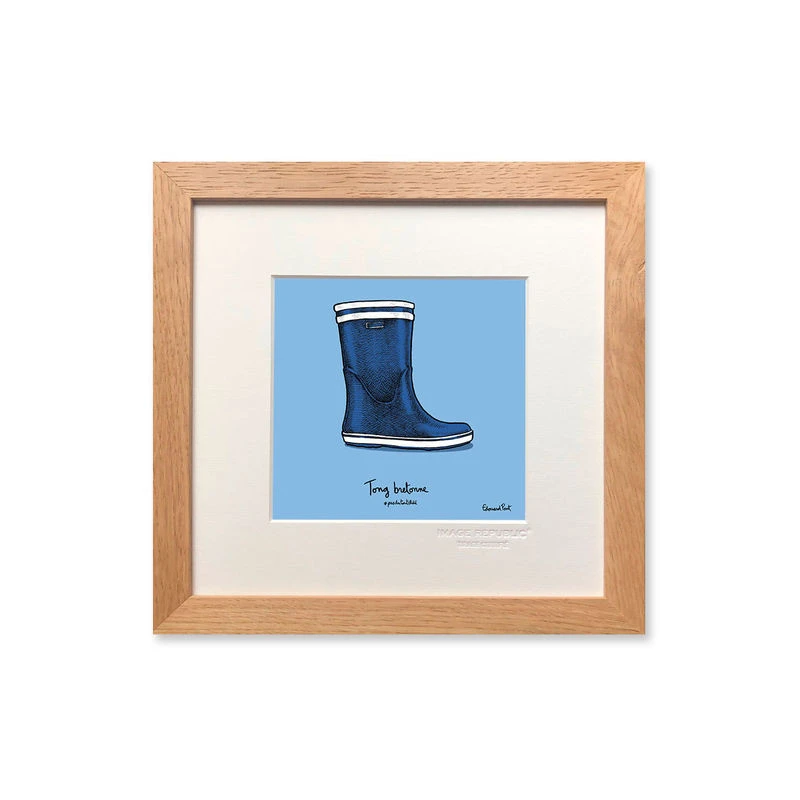Edouard Pont - Pas Du Tout Cliché / Bottes Poster - / 22 X 22cm - Image Republic