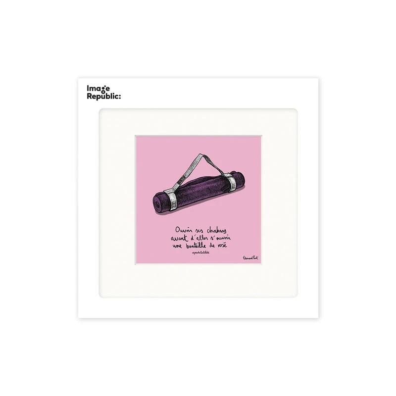 Edouard Pont - Pas Du Tout Cliché / Yoga Poster - / 22 X 22cm - Image Republic - Image 2
