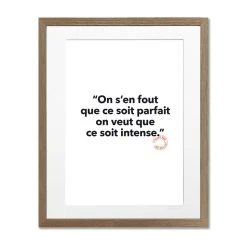 Loïc Prigent - On S'en Fout Poster - / 30 X 40cm - Image Republic