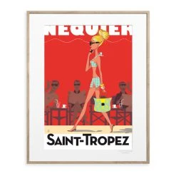 Monsieur Z - Saint-Tropez Poster - / 40 X 50cm - Image Republic