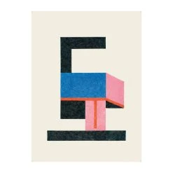Nathalie Du Pasquier - Froid Poster - / 47.5 X 67.5 Cm - The Wrong Shop