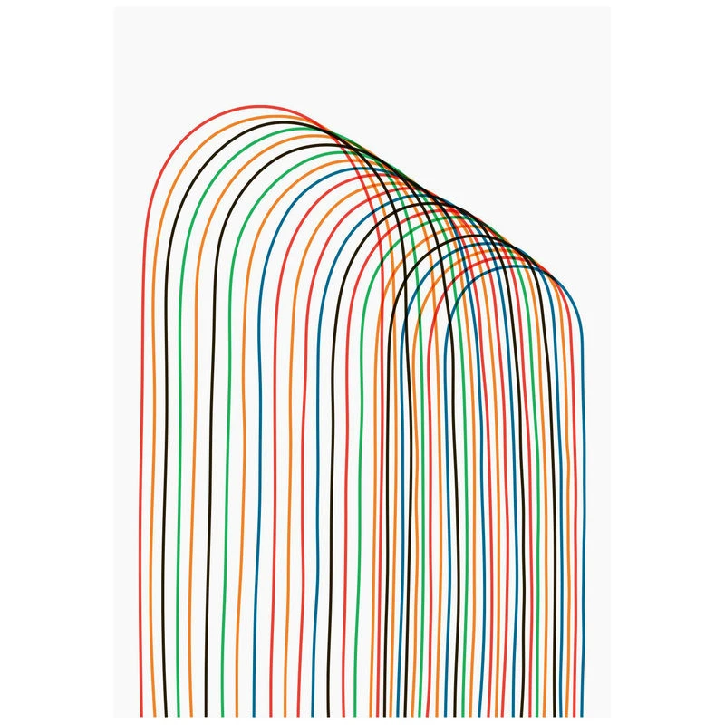 Pierre Charpin - Loop 2 Poster - / Limited Edition, Numbered & Signed - 70 X 100 Cm - The Wrong Shop