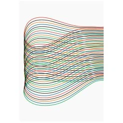 Pierre Charpin - Loop 3 Poster - / Limited Edition, Numbered & Signed - 70 X 100 Cm - The Wrong Shop