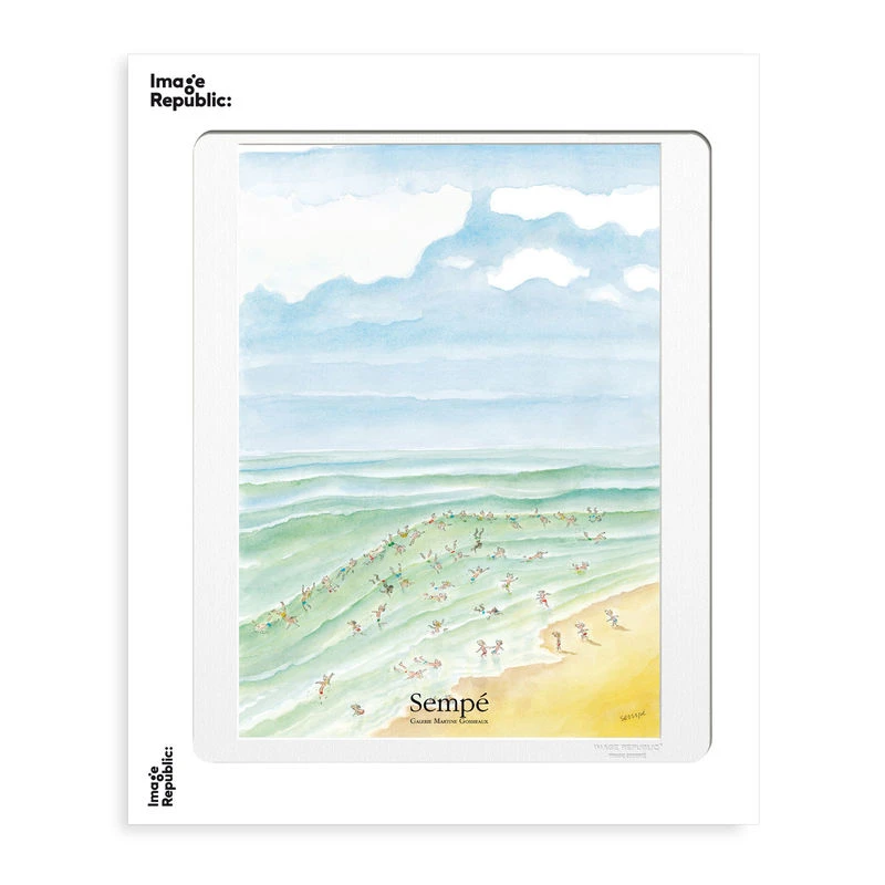 Sempé - Baignade Poster - / 40 X 50cm - Image Republic - Image 2