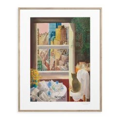 Sempé - Chat NYC Poster - / 30 X 40cm - Image Republic