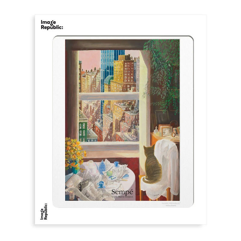 Sempé - Chat NYC Poster - / 30 X 40cm - Image Republic - Image 2