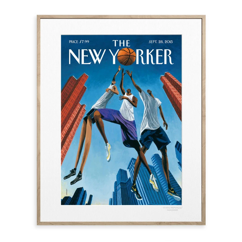 The New Yorker / Basketball, Mark Ulriksen Poster - / 40 X 50cm - Image Republic