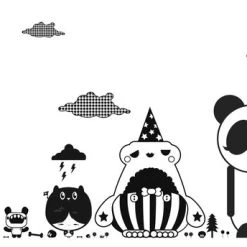 Friends 1 Black Sticker - Domestic