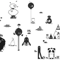 Friends 2 Black Sticker - Domestic