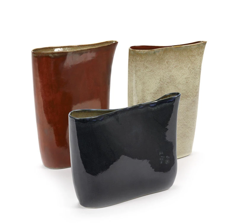 Anita Bas Vase - / H 24 Cm - Hand-made - Serax - Image 4