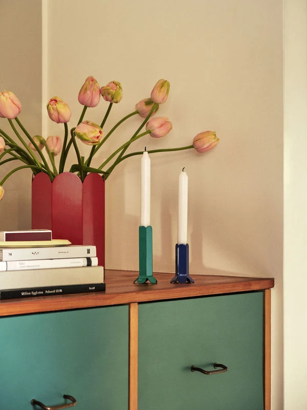 Arcs Vase - / Metal - Ø 17 X H 25 Cm - Hay - Image 3