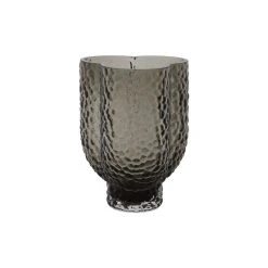 Arura Trio Vase - / 13.5 X 11.9 X H 18 Cm - Textured Glass - AYTM