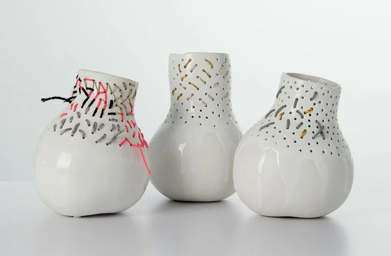 Butternut Embroidery Vase - Domestic - Image 3