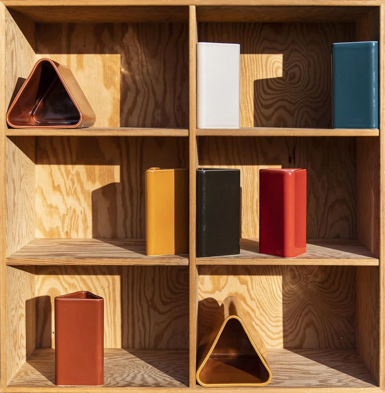 Canvas Large Vase - / H 20.5 Cm - Hand-made - Raawii - Image 5