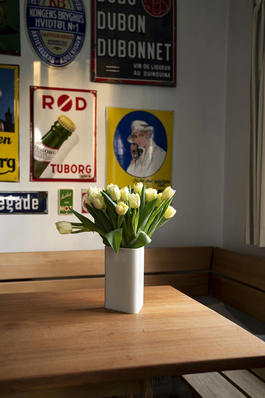 Canvas Large Vase - / H 20.5 Cm - Hand-made - Raawii - Image 3