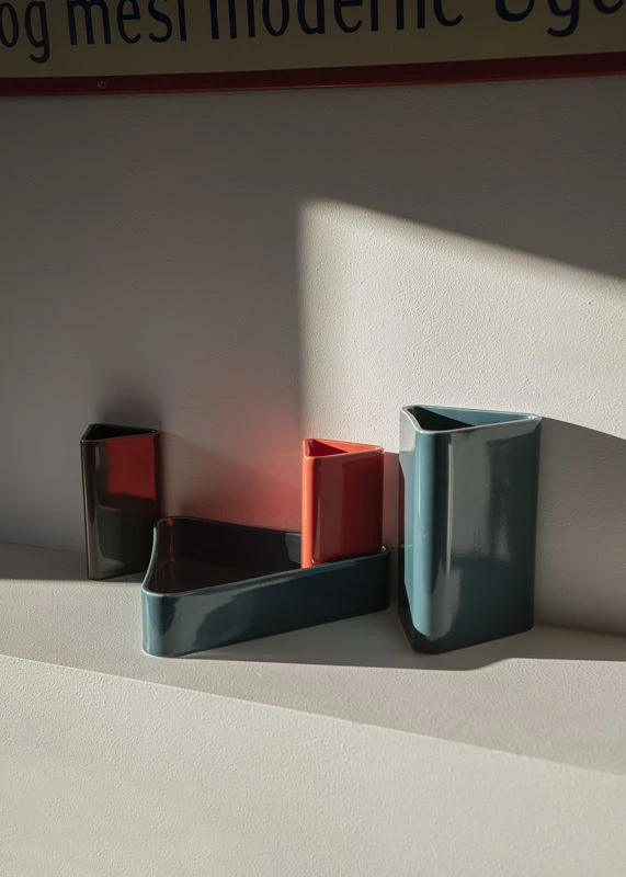 Canvas Large Vase - / H 20.5 Cm - Hand-made - Raawii - Image 3