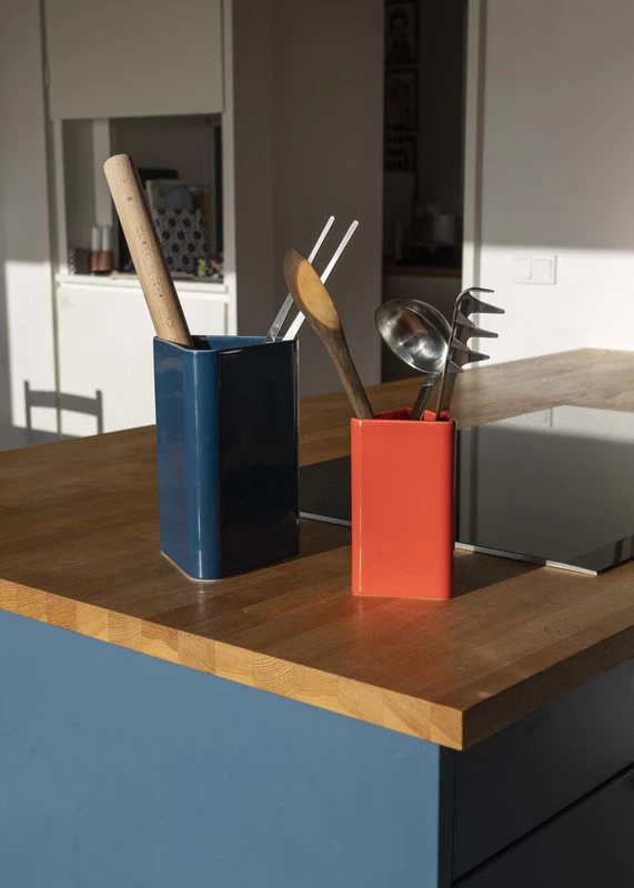 Canvas Large Vase - / H 20.5 Cm - Hand-made - Raawii - Image 3