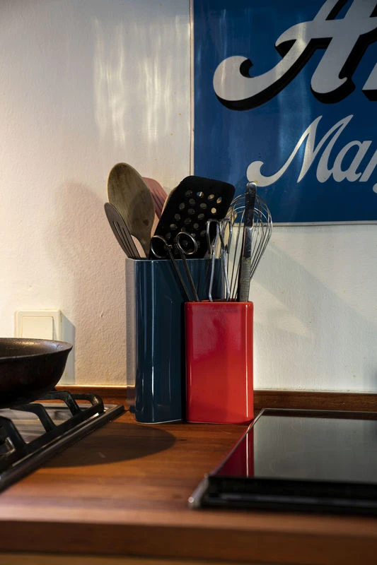 Canvas Large Vase - / H 20.5 Cm - Hand-made - Raawii - Image 5