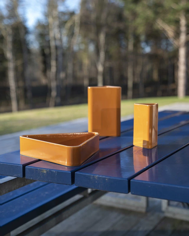 Canvas Large Vase - / H 20.5 Cm - Hand-made - Raawii - Image 5