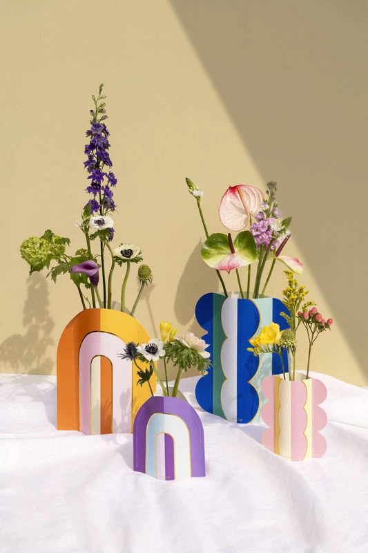 Riviera Wave Vase Cover - / Waterproof Paper - 21.5 X H 29 Cm - Octaevo - Image 4