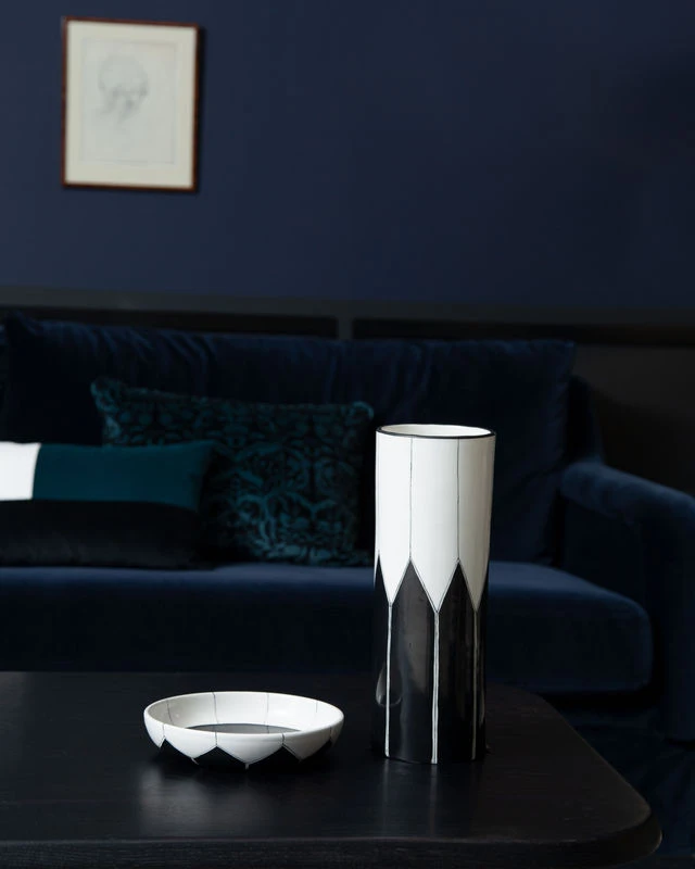 Daria Large Vase - / Hand-painted Ceramic - Maison Sarah Lavoine - Image 2