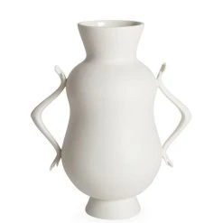 Eve Double Bulb Vase - / Handles In The Shape Of Hands - Jonathan Adler