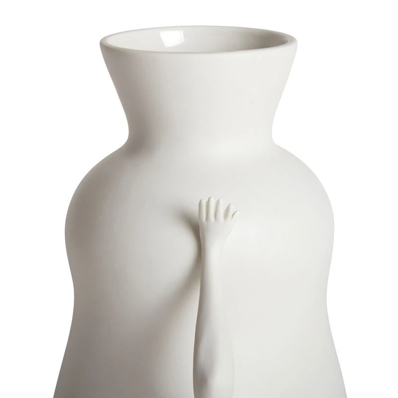 Eve Double Bulb Vase - / Handles In The Shape Of Hands - Jonathan Adler - Image 4