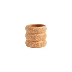 Flab Vase - / Ø 10 X H 10 Cm - Sandstone - & Klevering
