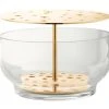 Ikebana Large Vase - Handblown Glass And Brass - H 15,5 Cm - Fritz Hansen