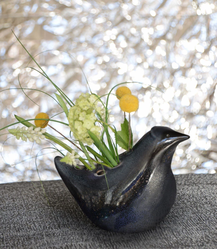 Tsé & Tsé Le Petit Oiseau Vase - / L 20 Cm - Ceramic - Tsé-Tsé - Image 2