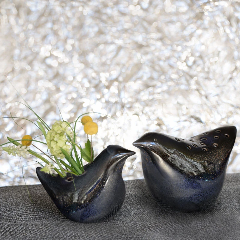 Tsé & Tsé Le Petit Oiseau Vase - / L 20 Cm - Ceramic - Tsé-Tsé - Image 3